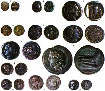 История человеческого общества | Древние монеты